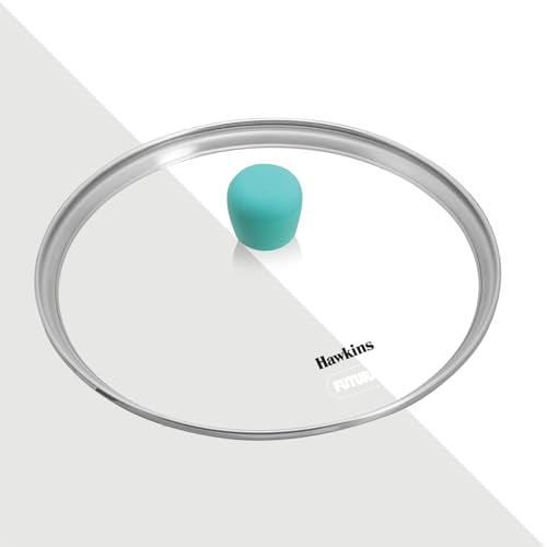 Hawkins 2 Litre Cook n Serve Casserole, Aqua Casserole with Glass Lid, Aqua Blue (IUC20G)