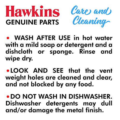 Hawkins Vent Weight Or Whistle for Stainless Steel and Stainless Steel Contura, Bigboy and Miss Mary Pressure Cooker, 1.5 Liter