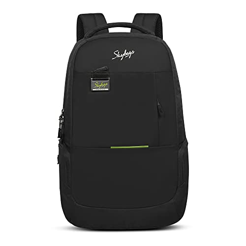 Skybags Unisex Black Micro Dobby & Tpe Facric Face Adjustable Strap 25L Backpacks - Goyalsons ShopMax