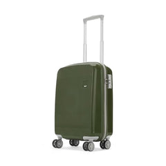 VIP Polypropylene (PP) Rigel Cabin 55 Cm (Small) 8 Spinner Wheels Trolley Bags for Travel, Hard Case Lightweight Bag with TSA Lock and Wet Pouch Suitcase for Travel (Green)
