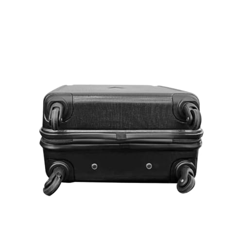 Aristocrat Dynamo Hard-Sided Overnighter Trolley Bag | Cabin Size | 4 Spinner Wheels |Compact Travel Luggage with Number Lock (Black (JBK))