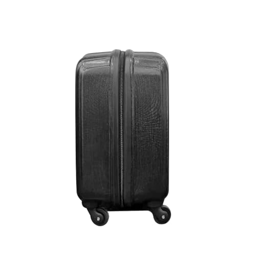Aristocrat Dynamo Hard-Sided Overnighter Trolley Bag | Cabin Size | 4 Spinner Wheels |Compact Travel Luggage with Number Lock (Black (JBK))
