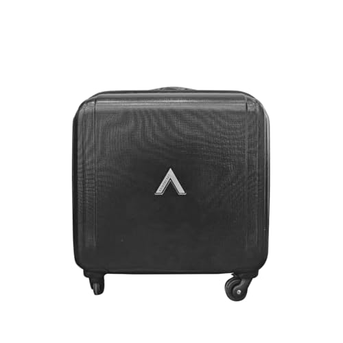 Aristocrat Dynamo Hard-Sided Overnighter Trolley Bag | Cabin Size | 4 Spinner Wheels |Compact Travel Luggage with Number Lock (Black (JBK))