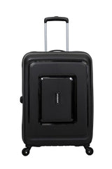 VIP Aristocrat Ultra Strong Polypropylene Hardsided Carry-On Luggagespinner 4 Wheels With Anti Theft Zipper Set Of 3 (55Cm+66Cm+76Cm) And 7 Years International Warranty (Black), Small, Medium, Large - Goyalsons ShopMax