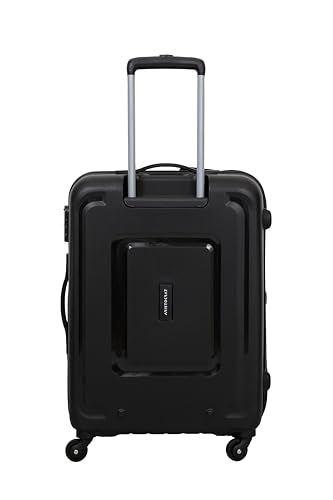 VIP Aristocrat Ultra Strong Polypropylene Hardsided Carry-On Luggagespinner 4 Wheels With Anti Theft Zipper Set Of 3 (55Cm+66Cm+76Cm) And 7 Years International Warranty (Black), Small, Medium, Large - Goyalsons ShopMax