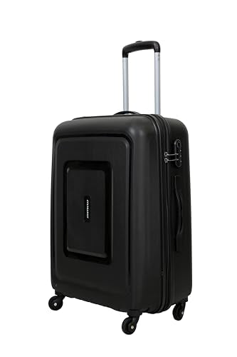 VIP Aristocrat Ultra Strong Polypropylene Hardsided Carry-On Luggagespinner 4 Wheels With Anti Theft Zipper Set Of 3 (55Cm+66Cm+76Cm) And 7 Years International Warranty (Black), Small, Medium, Large - Goyalsons ShopMax