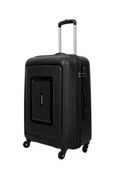 VIP Aristocrat Ultra Strong Polypropylene Hardsided Carry-On Luggagespinner 4 Wheels With Anti Theft Zipper Set Of 3 (55Cm+66Cm+76Cm) And 7 Years International Warranty (Black), Small, Medium, Large - Goyalsons ShopMax
