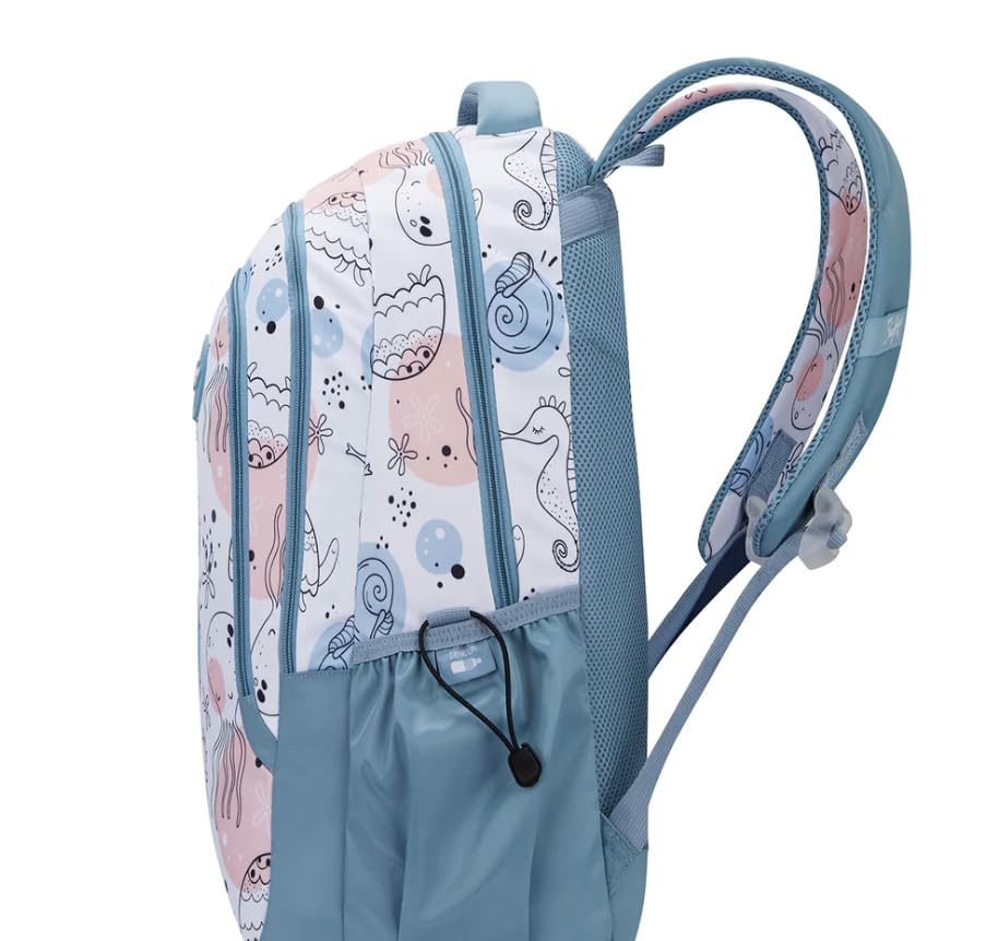 Skybags CHARM 01 4 Compartment SCHOOL BACKPACK CAMEO BLUE