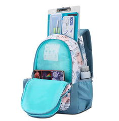 Skybags CHARM 01 4 Compartment SCHOOL BACKPACK CAMEO BLUE