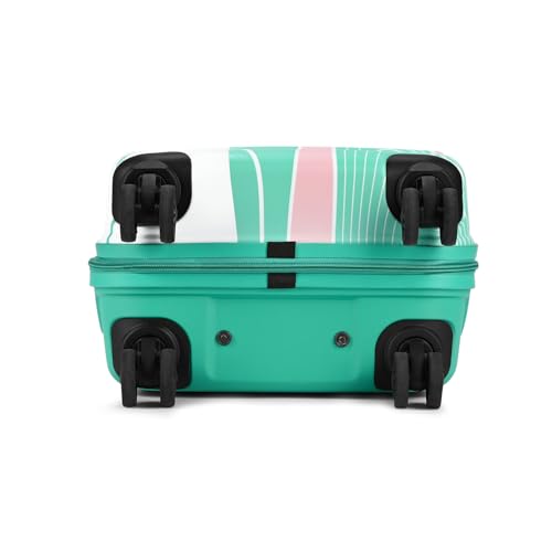 Skybags Polypropylene Spinner Paradise Cabin Trolley Bag 55cm|Small|Hard Luggage|Smooth 8-Wheel Suitcase|Combination Lock with Sturdy Anti-Theft Zipper|5-Year International Warranty-Unisex(Green) - Goyalsons ShopMax