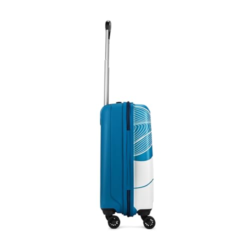 Skybags PC+PP Spinner Paradise Cabin Trolley Bag 55cm | Small | Hard Luggage | Smooth 8-Wheel Suitcase | Combination Lock with Sturdy Anti-Theft Zipper | 5-Year International Warranty - Unisex (Blue)