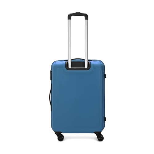 Skybags Paradise Check-in Trolley Bag 67cm | Medium | Hard Luggage | Smooth 8 Wheel Suitcase | Combination Lock with Sturdy Anti-Theft Zipper | 5-Year International Warranty - Unisex (Blue) - Goyalsons ShopMax
