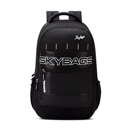 Skybags Amigo 01 35L Laptop Backpack (Black) - Goyalsons ShopMax