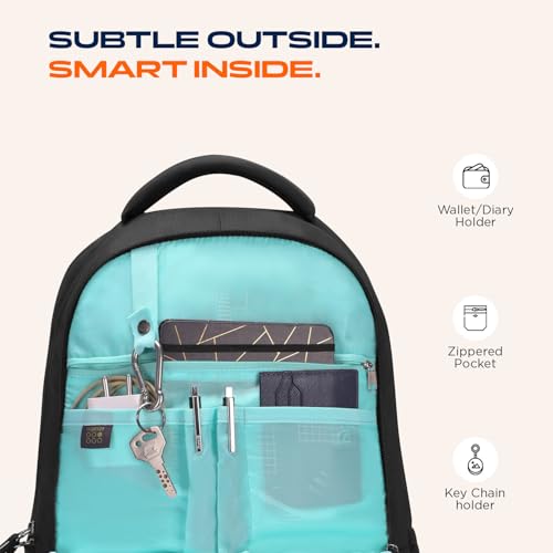 Skybags Amigo 01 35L Laptop Backpack (Black) - Goyalsons ShopMax