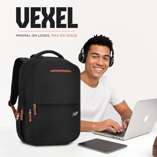 Skybags Vexel 01 32L Laptop Backpack (Black)