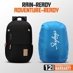 Skybags Zinex 01 30L Laptop Backpack (Black) - Goyalsons ShopMax