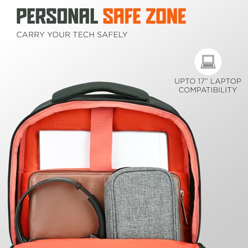 Skybags Zinex 01 30L Laptop Backpack (Dark Olive) - Goyalsons ShopMax