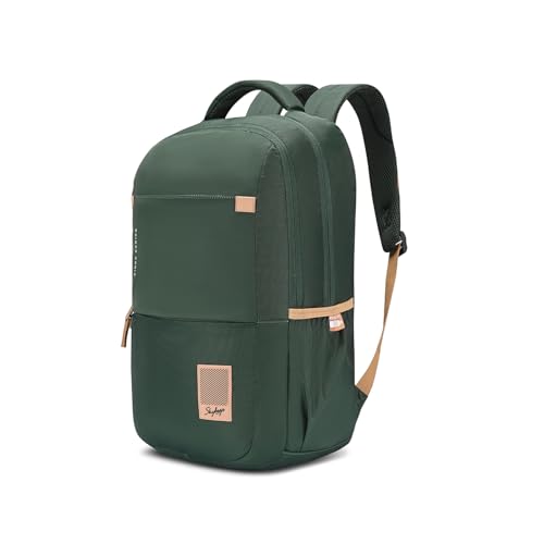 Skybags Zinex 01 30L Laptop Backpack (Dark Olive) - Goyalsons ShopMax