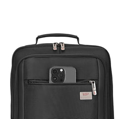 VIP VOGUE 17 Inch Compatible Laptop Backpack 27L + 5L Expandable | Water-Resistant with 3 Compartments | Padded Laptop Sleeve, Side Bottle Pocket | Office & Travel Backpack for Men & Women (Black) - Goyalsons ShopMax
