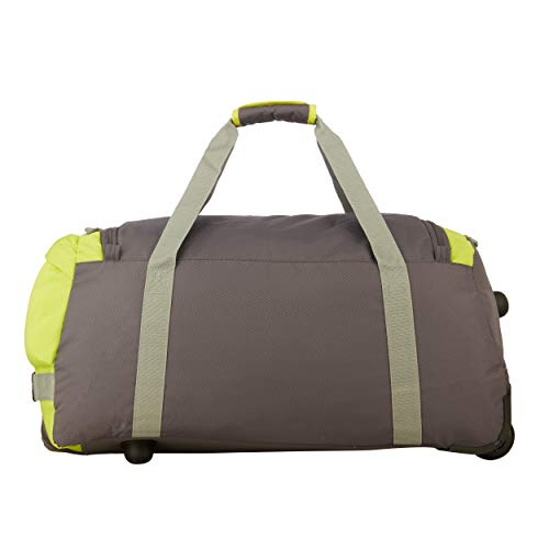 Skybags Polyester Solid Pattern Hustle Dft 55 (Green, Small, Wheel Duffle)