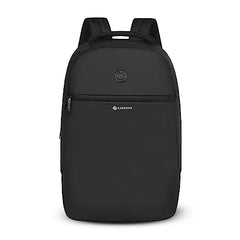 CARLTON Laptop Backpack 22L With Rain Cover, Pockets for Hard drive, Passport Pocket & Air Cushion System |Midnight Black | Dorset 04 - Goyalsons ShopMax