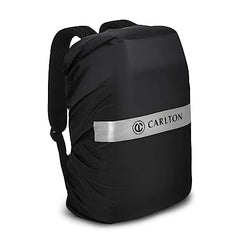 CARLTON Laptop Backpack 22L With Rain Cover, Pockets for Hard drive, Passport Pocket & Air Cushion System |Midnight Black | Dorset 04 - Goyalsons ShopMax