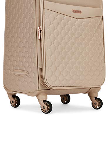Caprese Alexandria 58 Cms Polyester Softsided Cabin Luggage (Blush) - Goyalsons ShopMax