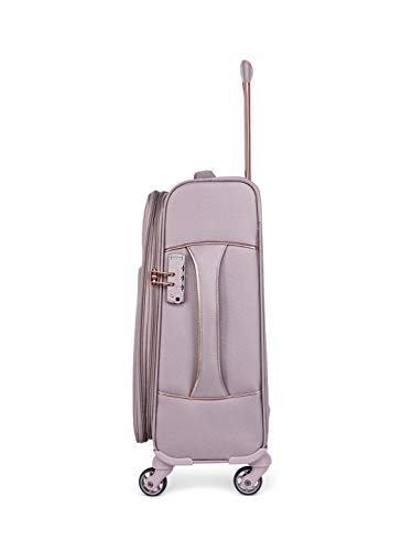 Caprese Valencia 57 Cms Mauve Softsided Cabin Luggage - Goyalsons ShopMax