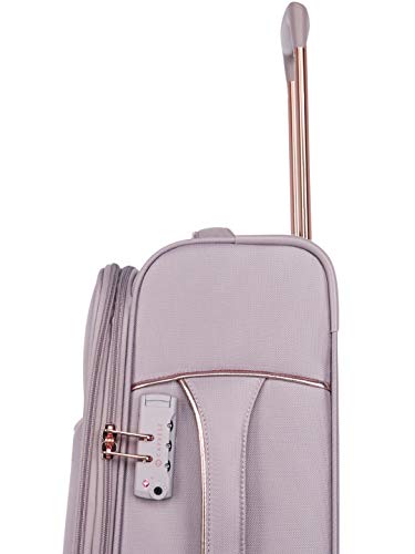 Caprese Valencia 57 Cms Mauve Softsided Cabin Luggage - Goyalsons ShopMax