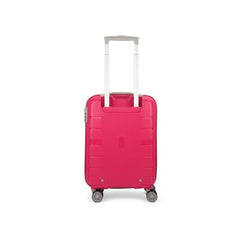 Aristocrat Plastic Shield 8 Spinner Wheel Hard Trolley Bag 67 360 Coral, Medium