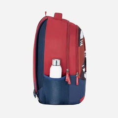 Safari Velocity 16 Casual Backpack, 2 Compartments with Side and Front Pocket, Padded Back & Shoulders, 32L, (Red) - Goyalsons ShopMax