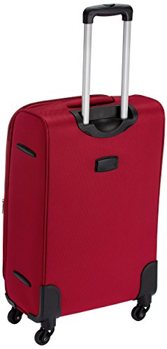 Safari Nuvaldo Polyester 76 cms Red Softsided Suitcase (Nuvaldo Plus-78-Red) - Goyalsons ShopMax