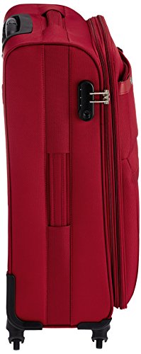 Safari Nuvaldo Polyester 76 cms Red Softsided Suitcase (Nuvaldo Plus-78-Red) - Goyalsons ShopMax