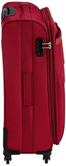 Safari Nuvaldo Polyester 76 cms Red Softsided Suitcase (Nuvaldo Plus-78-Red) - Goyalsons ShopMax