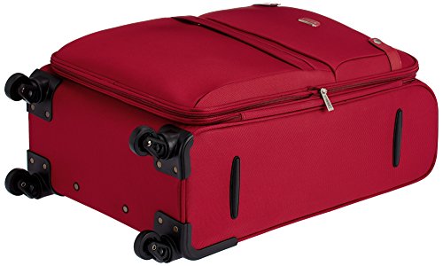 Safari Nuvaldo Polyester 76 cms Red Softsided Suitcase (Nuvaldo Plus-78-Red) - Goyalsons ShopMax