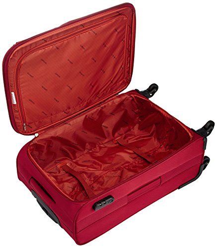 Safari Nuvaldo Polyester 76 cms Red Softsided Suitcase (Nuvaldo Plus-78-Red) - Goyalsons ShopMax