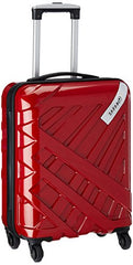 Safari Strobe Polycarbonate 54 cms New Red Hard Sided Cabin Luggage (Strobe-55-New-Red-4wh) - Goyalsons ShopMax