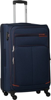 Safari Season Collection Polyester 55 cms Navy Blue Carry-On (Merina-55-Navy Blue-4W) - Goyalsons ShopMax