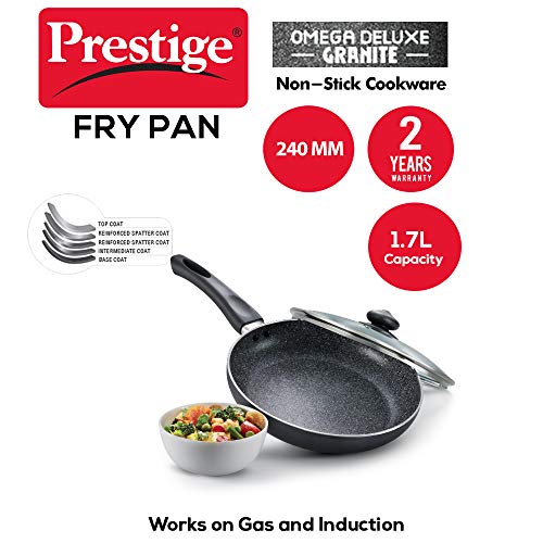 Prestige Household Fry Pan Non Stick Granite Frypan