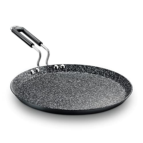 Prestige Durastone Hard Anodised 6 Layer Non-Stick Omni Tawa, 27 cm (Black) - Goyalsons ShopMax
