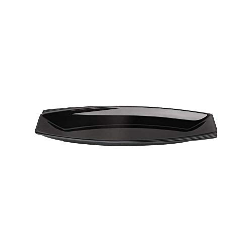 Milton Kabab Melamine Platter, 1 Piece, Black (12")