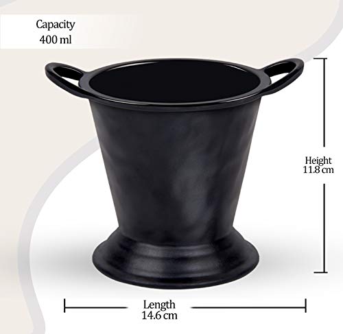 Milton Melamine Bucket, 1 Piece, 400 ml, Black