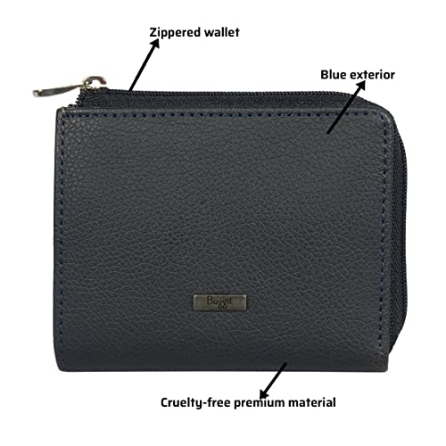 Baggit Men Blue Wallet Small Size | Men Stylish Purse Bag | Credit Card Money Holder