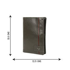 Baggit Men Green Wallet Medium Size | Men Stylish Purse Bag | Credit Card Money Holder