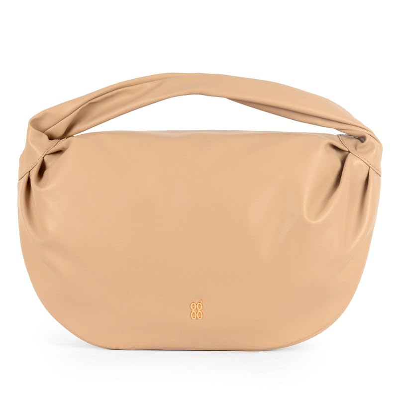 Baggit Women's Beige Solid Handcarry Bag With Zip Closure | Ladies Purse Handbag | Stylish Shoulder Bag|Gift for Women