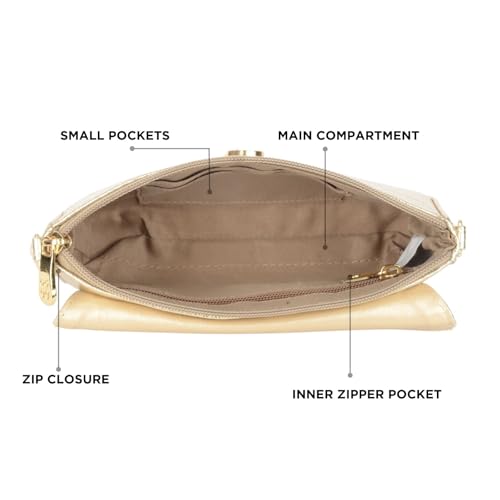Baggit Women's Mont XXXS Sling Bag | Ladies Stylish Casual Purse Bag | Faux Leather | 6-Month Warranty | Cruelty-Free Material | Made in India