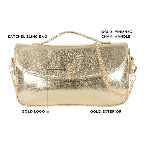Baggit Women's Mont XXXS Sling Bag | Ladies Stylish Casual Purse Bag | Faux Leather | 6-Month Warranty | Cruelty-Free Material | Made in India