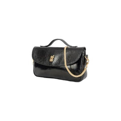 Baggit Women's Black Chain Sling Bag | Mobile Bag | Ladies Purse Handbag | Clutch Bag | Detachable Sling Strap