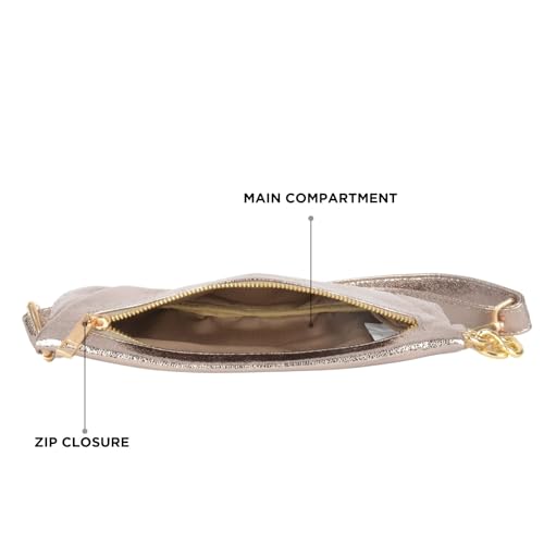 Baggit Women's Beetles XXXS Waist Pouch | Ladies Stylish Casual Purse Bag | Faux Leather | 6-Month Warranty | Cruelty-Free Material | Made in India