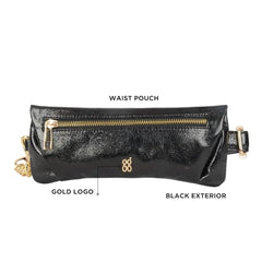 Baggit Women's Beetles XXXS Waist Pouch | Ladies Stylish Casual Purse Bag | Faux Leather | 6-Month Warranty | Cruelty-Free Material | Made in India